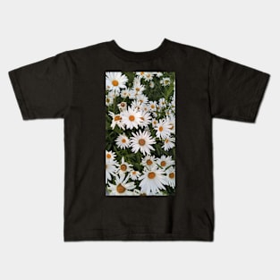 White Daisies Kids T-Shirt